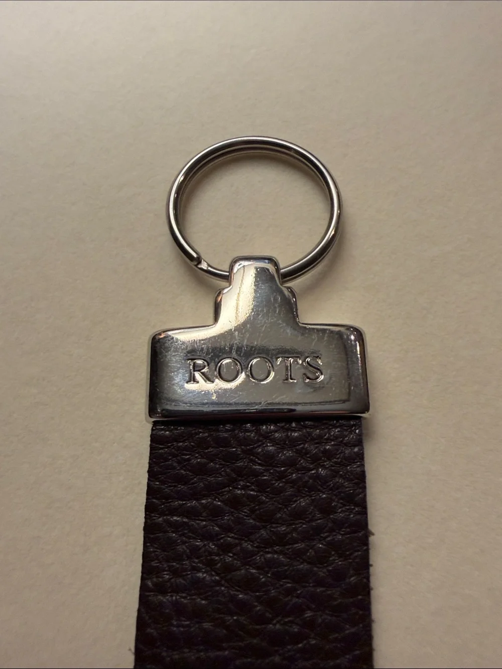 Roots leather key